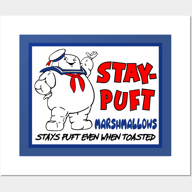 Stay Puft Marshmallow Man Wall Art by Larent